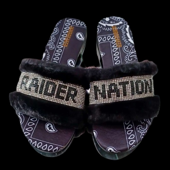 Nation Bling Sandals Black - Picture 2 of 2
